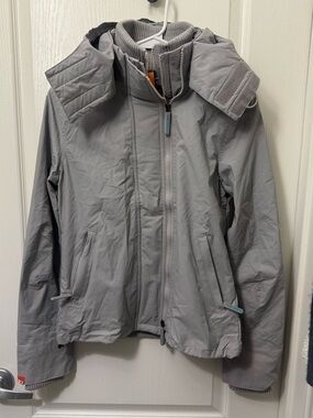 Superdry Light Gray Women's Hooded Jacket